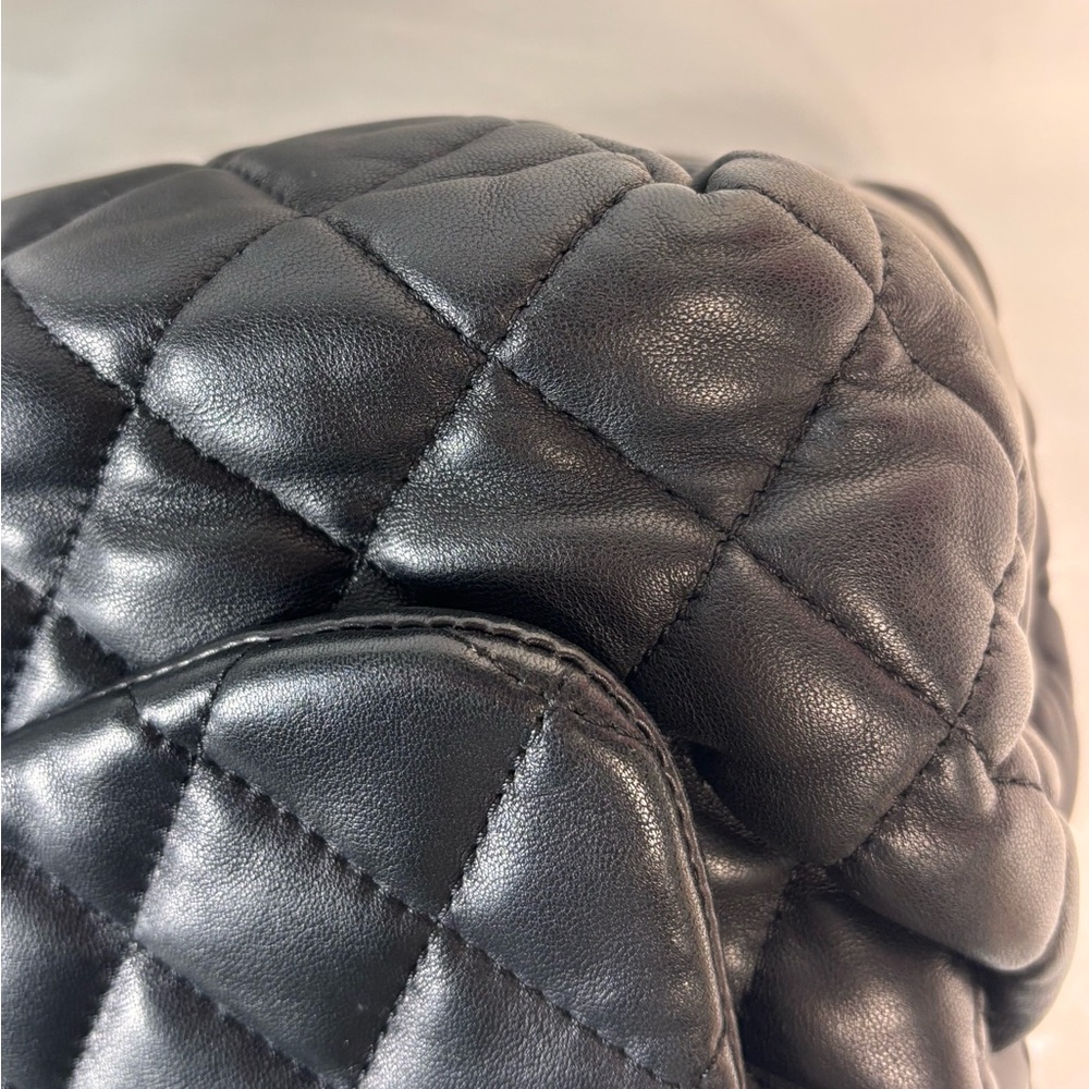 13K Chanel SMOO Cc Quilted Flap Black Lamb - Picture 15 of 16